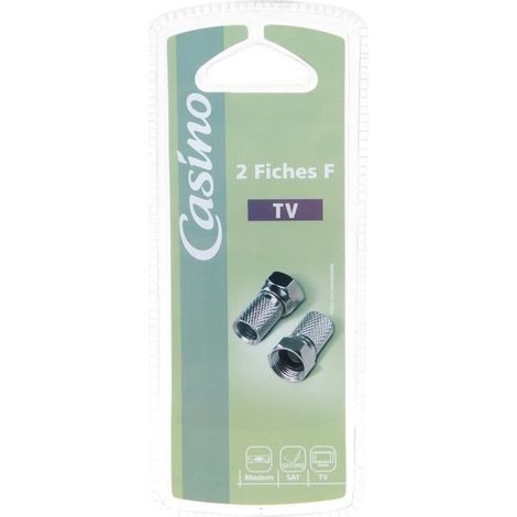 Deux fiches F Males à sertir - Câbles 11VRtC - Diamètre 7 mm