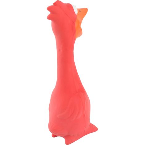 Jouet pour chien Poulet Crieur Interactif Résistant aux Morsures, Jouet Sonore à Presser pour Chiens de Petite, Moyenne et Grande Taille Rouge (1/5)