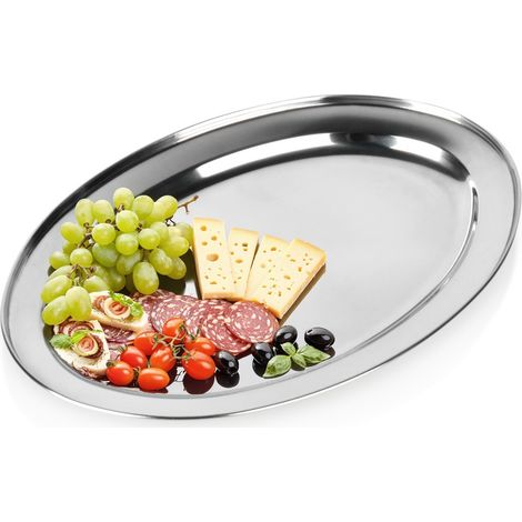 Ovale Stahlplatte 45x30 cm (1/5)