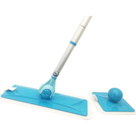 Aqua laser - ensemble de vadrouille clickball 9 mcx bleu