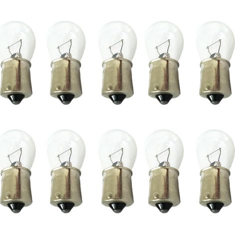 Halogenlampe – 10er-Pack – P21W BA15S – 12 V, 21 W – Für Auto und Motorrad (1/4)