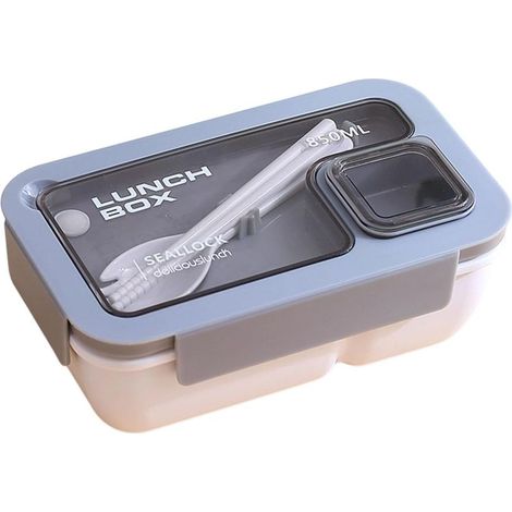 Boîte à bento empilable, compartimentée et étanche, grande (1/5)