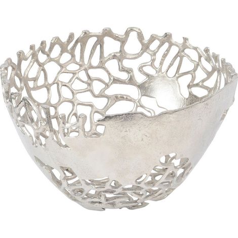 Apo Coral Bowl - Aluminium - L18 x W31 x H31 cm - Silver