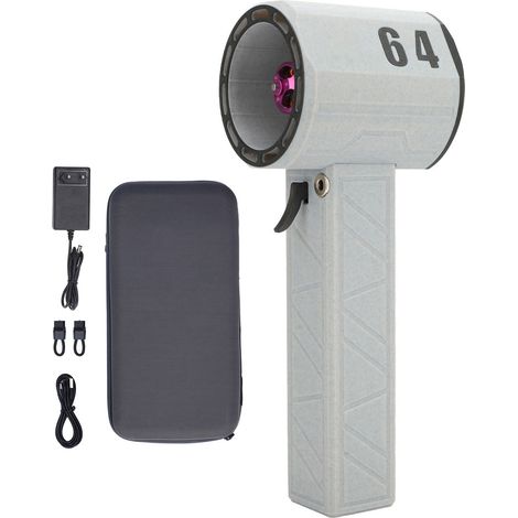 Souffleur d'air Portable 64mm, conduit 1400g, plumeau électrique Turbo violent pour l'industrie, prise ue 100-240V (1/5)