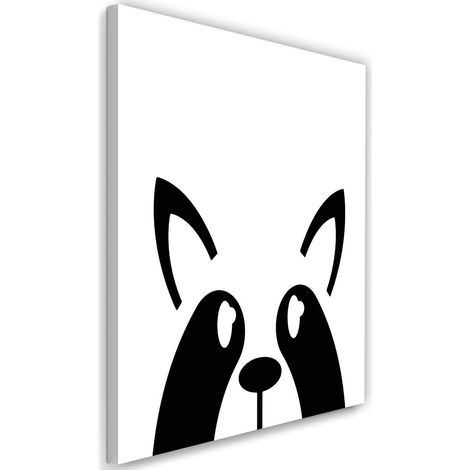 Tableau sur toile Raton laveur animal 60x90 (1/5)
