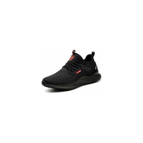 Chaussures de sécurité, Chaussures légères, respirantes et à semelles souples, dotées d'embouts en acier pour une protection contre les chocs et les perforations, Noir - 36 (1/5)