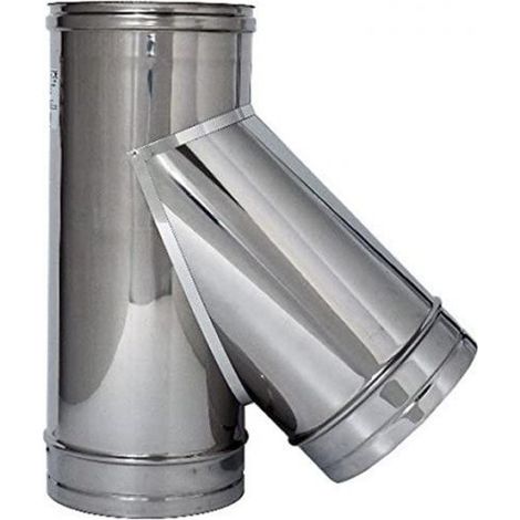 Raccordo a Braga in Acciaio Inox Angolo 135° Ø cm 20