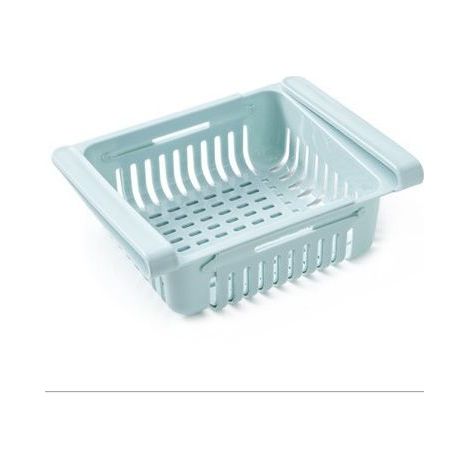 Tiroir de réfrigérateur, support de rangement réglable organisateur de compartiment de réfrigérateur, organisateur de tiroir de réfrigérateur rétractable boîte de rangement pour réfrigérateur (1/5)