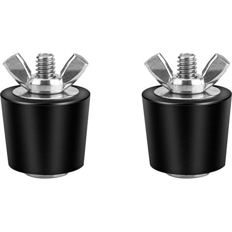 Bouchon Hivernage Piscine, 2 Pièces Bouchons d'hiver en Caoutchouc Bouchon Conique D'hivernage la Corrosion, Bouchon de Retour de Piscine Durable pour Les Piscines (32 MM)