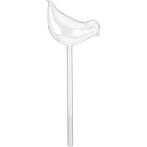 Dispositif d'Arrosage Automatique pour Plantes d'Intérieur en Verre Transparent en Forme d'Oiseau