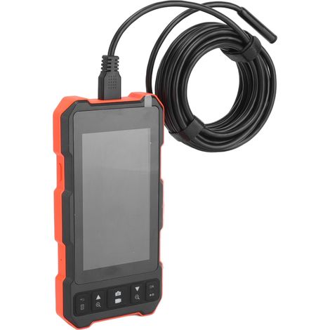 Endoscope automobile 7,9 mm à double objectif avec écran 4,5 pouces, étanche IP67, chargement USB, câble de 5 mètres, caméra endoscopique industrielle (1/5)