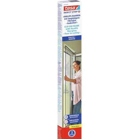 tesa Insect Stop Clip On moustiquaire anthracite 2,4x1,2m
