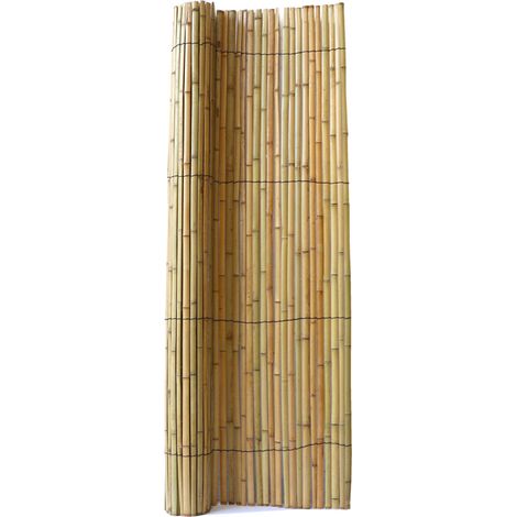 Roll of Bamboo Screen for garden fencing - L300 x W0.5 x H200 cm - Slat