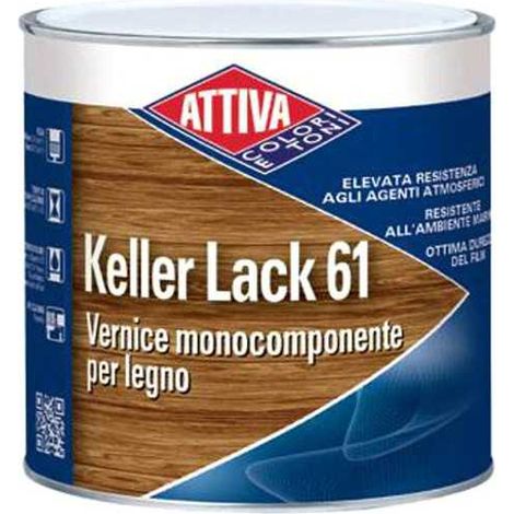 Barniz 1,00 Incoloro Brillante Keller Lack Attiva