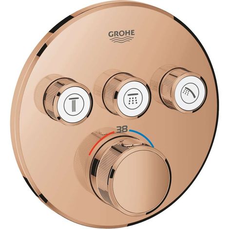 Grohe Grohtherm SmartControl Miscelatore termostatico a 3 vie Bronzo, 29121DA0 (1/2)
