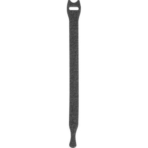 Collier de serrage auto-agrippant TOOLCRAFT KL12X200SC partie velours et partie agrippante (L x l) 200 mm x 12 mm noir 1 pc(s) W90087 (1/2)