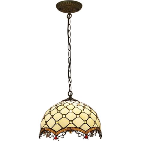 LEDANDER Lustre rétro européen 30 cm, 9 W. Lustre de luxe, luminaire décoratif rétro, lumière chaude, douille 220 V/E27, idéal pour la maison, les hôtels et les restaurants. (1/5)
