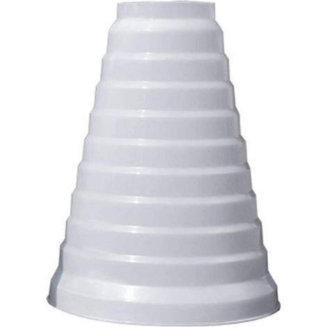 Universeller Reduzierring für Lüftungssysteme Ø 80–200 mm, Kanal-Inline-Reduzierstück, Erweiterungsverbinder, Anschluss für Lüftungsadapter, PVC-Reduzierrohr Ø 80, 90, 100, 110, 120, 130, 140, 150, 16 (1/5)