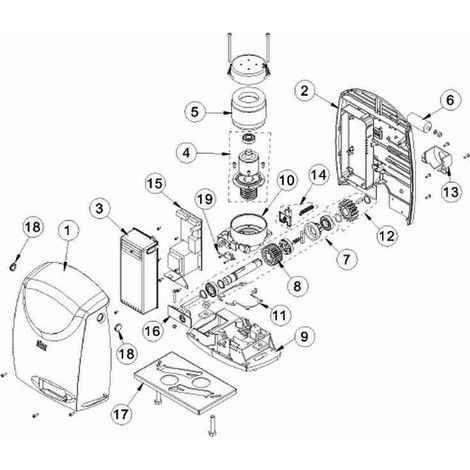 6CS7SF Pattino Sx/ Dx Per Finecorsa Per Cross 5e-5eh-7e-7eh-8e Ditec 6cs7sf Entrematic