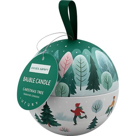 Bougie nomade boule de Noël sapin de Noël
