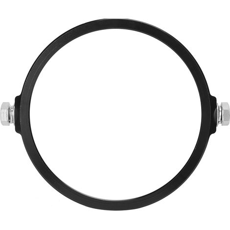 Support de phare rond universel en alliage d'aluminium 5,75 pouces pour conversion de moto, noir