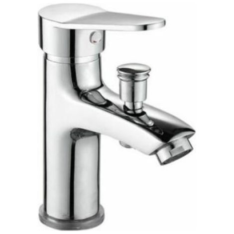 Robinet de douche monotrou en alliage à double usage, eau chaude et eau froide (1/3)