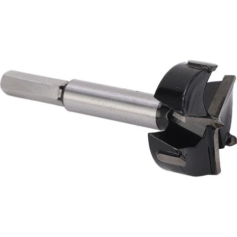 Foret Forstner 3 lèvres 40mm carbure monobloc, trépan à bois pour perçage propre, outil de menuiserie professionnel (1/5)