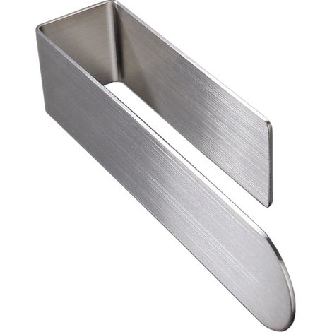 Towel Rack - Stainless Steel - Self Adhesive - For Bathroom Kitchen RV - 20 cm - 1 Piece (1/5)