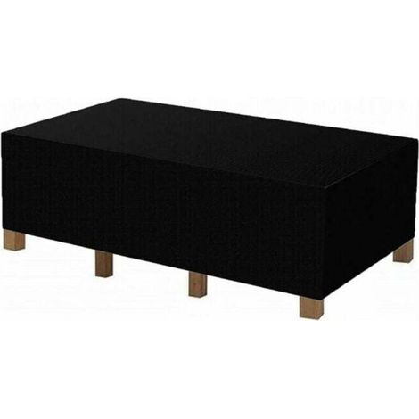 Garden furniture cover 180 x 120 x 74 cm Black (1/4)