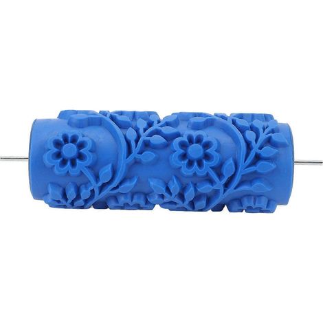 Rouleau à peinture à motifs de 125 cm en caoutchouc lavable et réutilisable rouleau texturé pour la décoration murale de la maison (1/5)