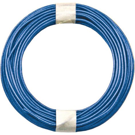 Fil de cuivre BELI-BECO, L 118/10 bl, 10 m, bleu, 0,14 mm²