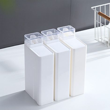 1000 ML 34 Oz Vide Distributeur de Dtergent Lessive Rechargeable sous Bouteille Liquide Savon Conteneur pour Salle de Bain Salle de Bain. (1/5)