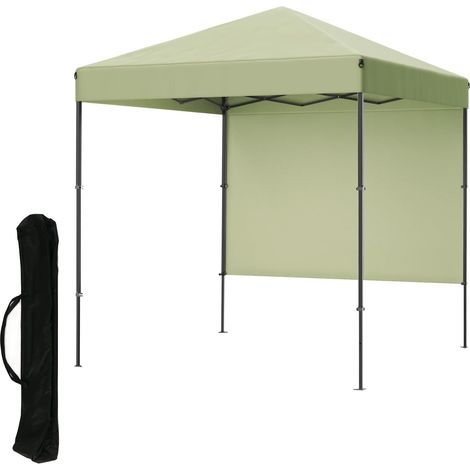 Barnum pliant 1,8x1,8 m, Paroi latérale, Hâle-sac, Anti-UV UPF 50+, vert clair (1/5)
