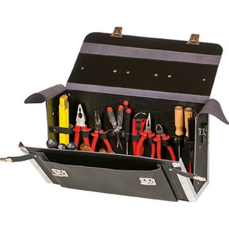 Borsa Porta Utensili, In Pelle, Misure Interno 420 X 150 X 250 Mm
