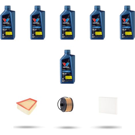 Kit tagliando 3 FILTRI e 6L OLIO compatibile con Renault Scenic IV / Grand Scenic 1.3 Tce 85kw Dal 2018 (1/5)