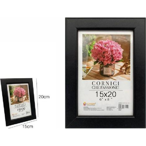 Cadre Photo Cadre Photo 15 X 20 Cm 6 "x8" Couleur Noir 68651