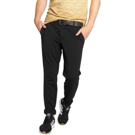 Pantalon Chino - Homme - Noir - Coupe Standard - Taille Unique