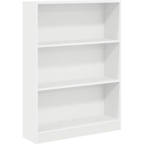 Maison Exclusive - Bücherregal Weiß 80x24x109 cm Holzwerkstoff