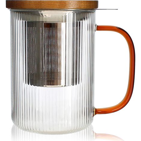 Tisanière en verre et anse 475ml, KARL (1/2)