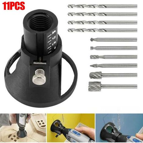 [MAI UTILIZZATO]  INHHUB Accessori Fresa per affilatura Lime rotanti per legno Set di utensili thsinde-INHHUB