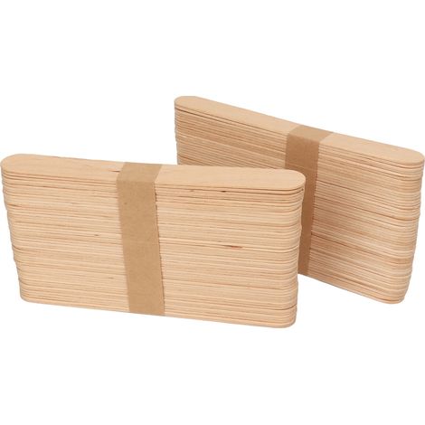 300 bâtonnets d'épilation multifonctionnels en bois de bouleau pour une utilisation à domicile (1/5)