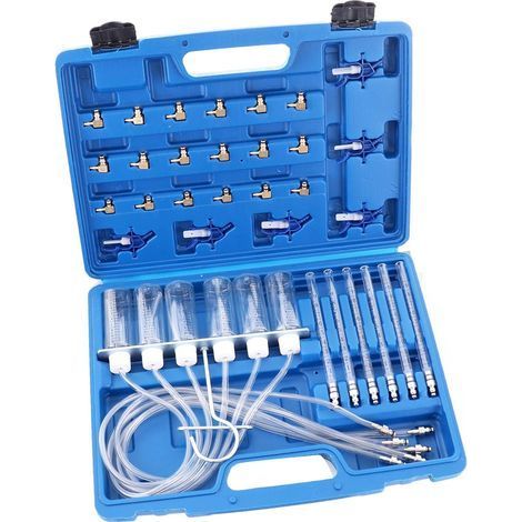1 Kit Testeur Injecteur Diesel, 24 Adaptateurs Common Rail, Diagnostic Moteur 6 Cylindres (1/4)