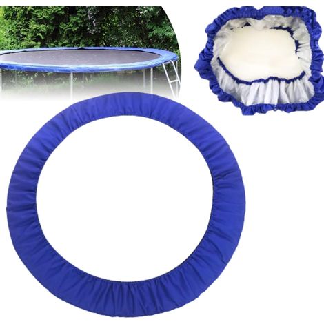 Coussin de sécurité de rechange pour trampoline, housse de ressort durable, coussin de protection de ressort durable en tissu Oxford bleu (36 pouces) (1/5)