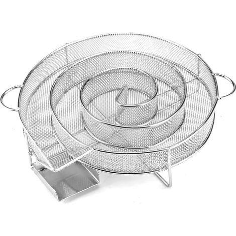YORKING Rund Rauchgenerator Edelstahl Räucherschnecke Kaltrauchgenerator Kaltraucherzeuger Kaltrauch Smoker für Grill und Räucherofen (1/5)