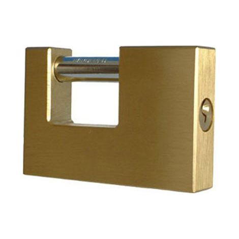 Quadratisches Messingvorhängeschloss 70mm 770r70 Stab (1/2)