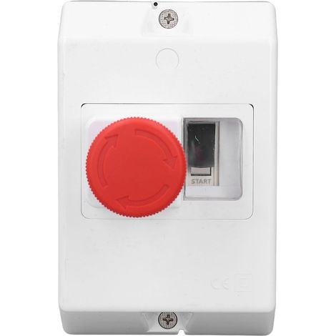 Disjoncteur de protection moteur 1,6-2,5 A IP55 avec bouton d'arrêt d'urgence 230 240 V 400 415 V 500 V 690 V (1/5)