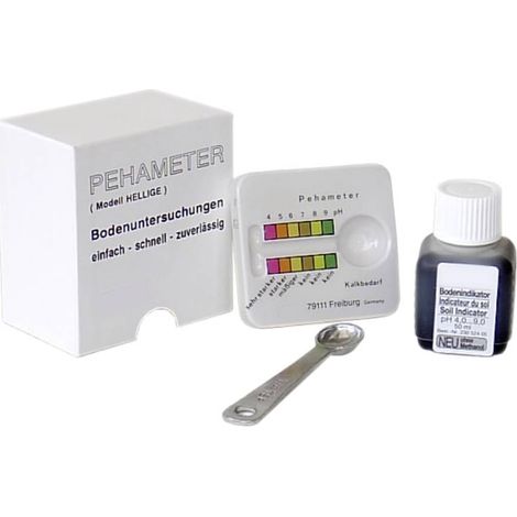 pH-mètre lumineux pour test sol – Échelle de couleurs – 50 à 60 études – Alimentation par piles incluses – PCE