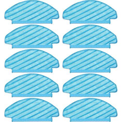 (10pcs) Washable Reusable Mop Pads for ECOVACS DEEBOT OZMO T8/ T8+/ T8 AIVI/ T9/ T9 MAX/ N8 Pro Vacuum Cleaner, Mop Cloths, Durable Cleaning Wipes (1/5)