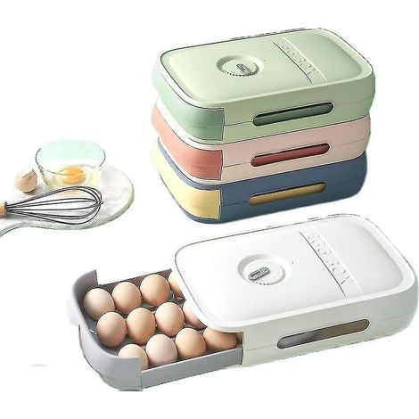 Boîte à œufs pour tiroir, boîte à œufs pour réfrigérateur, boîte à œufs de cuisine (1/3)