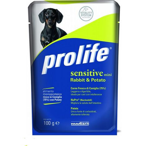 Cane - Sensitive Coniglio & Patate Prolife 100 gr